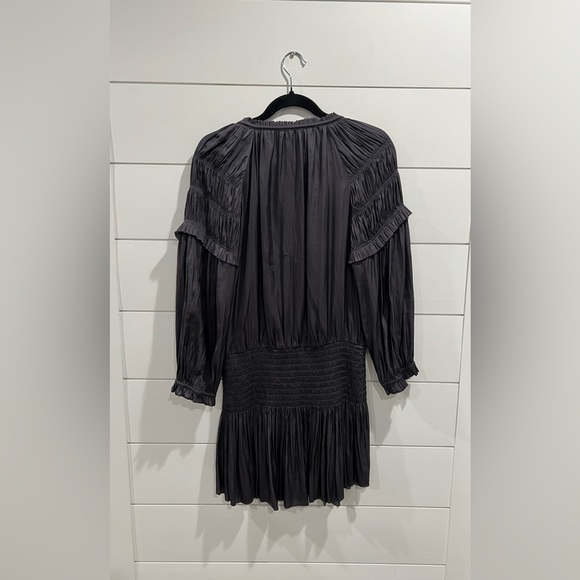 Ulla Johnson (Kiko Satin Mini Dress in Midnight) - Picture 7 of 7